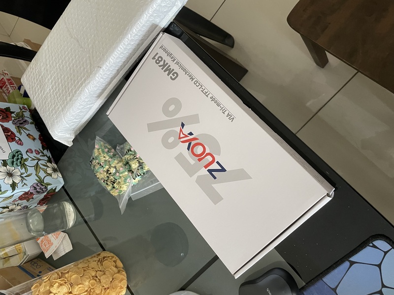 The box about to be unboxed